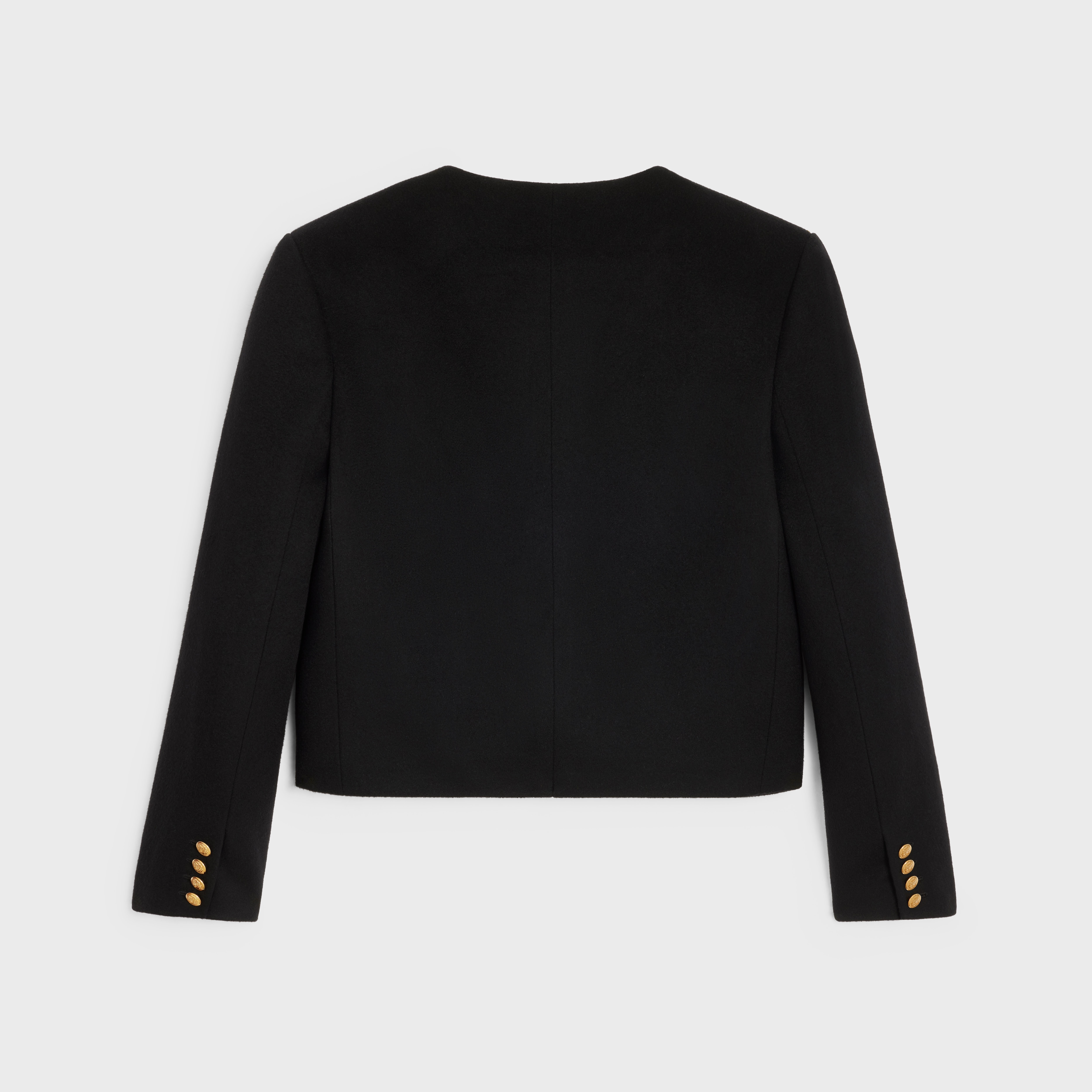 chasseur jacket in wool cloth - 2