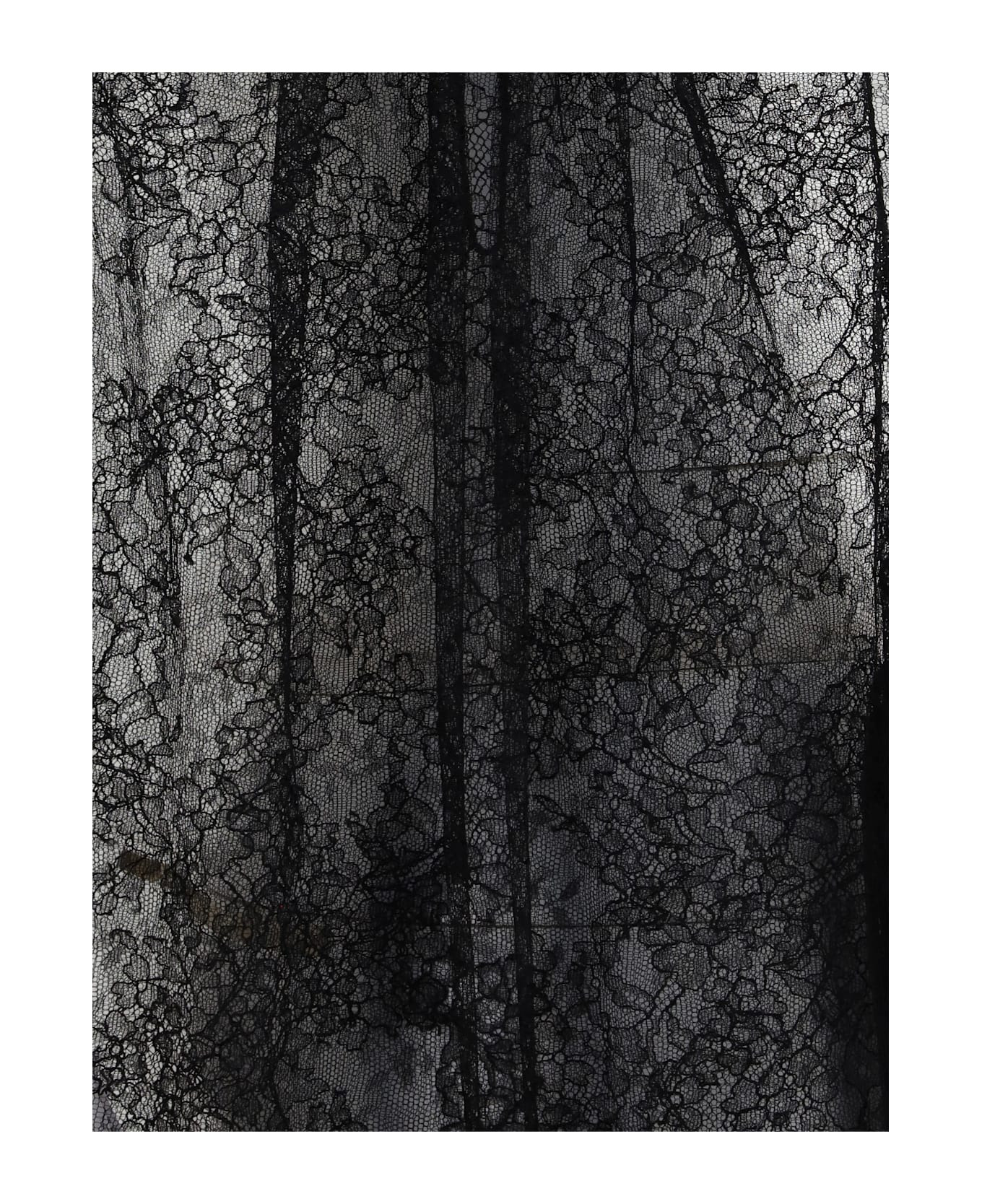 Sleeveless Black Lace Top - 3