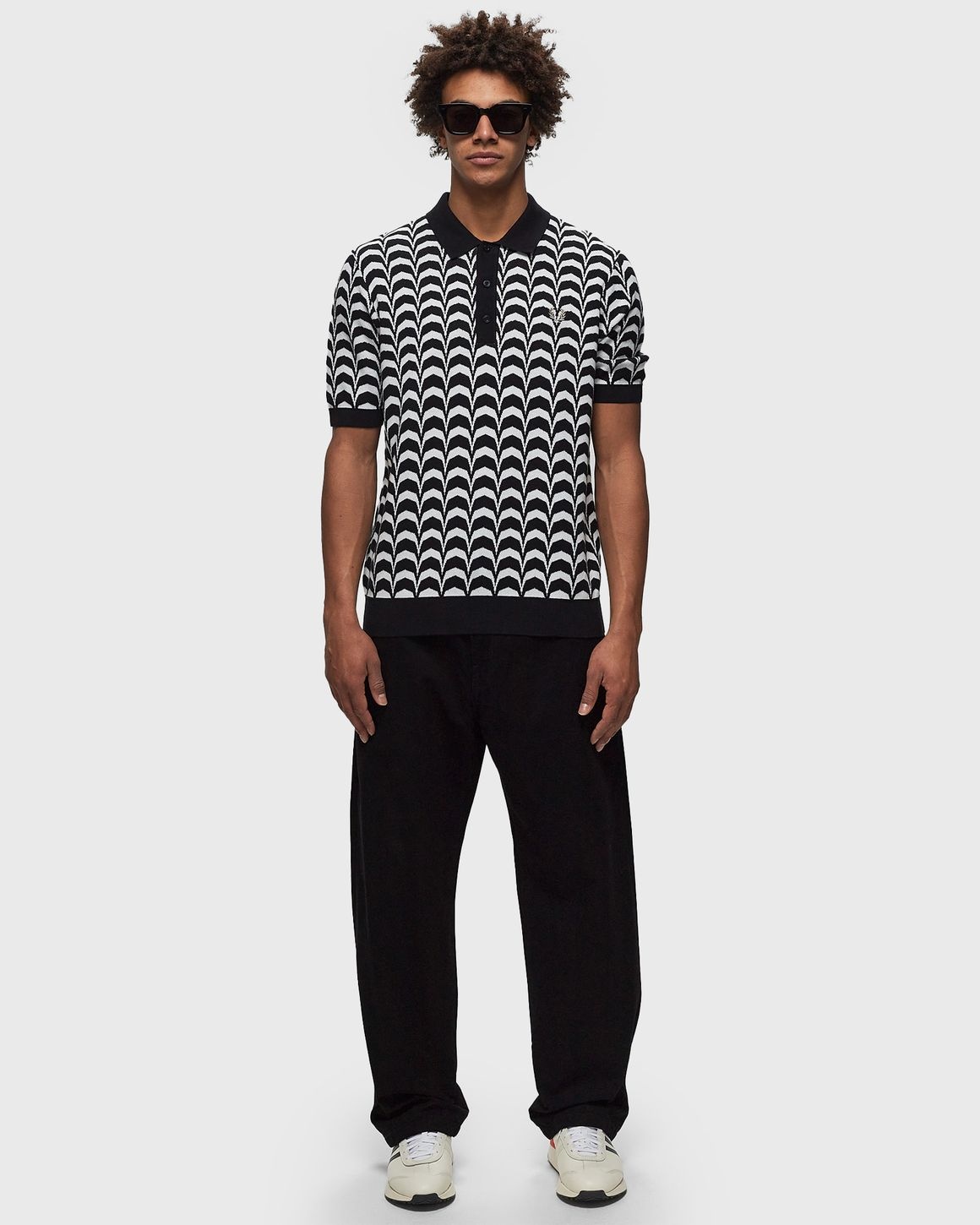 トップス FRED PERRY Jacquard Knitted Tank Fred Perry Jacquard knitted tank top | ITeSHOP