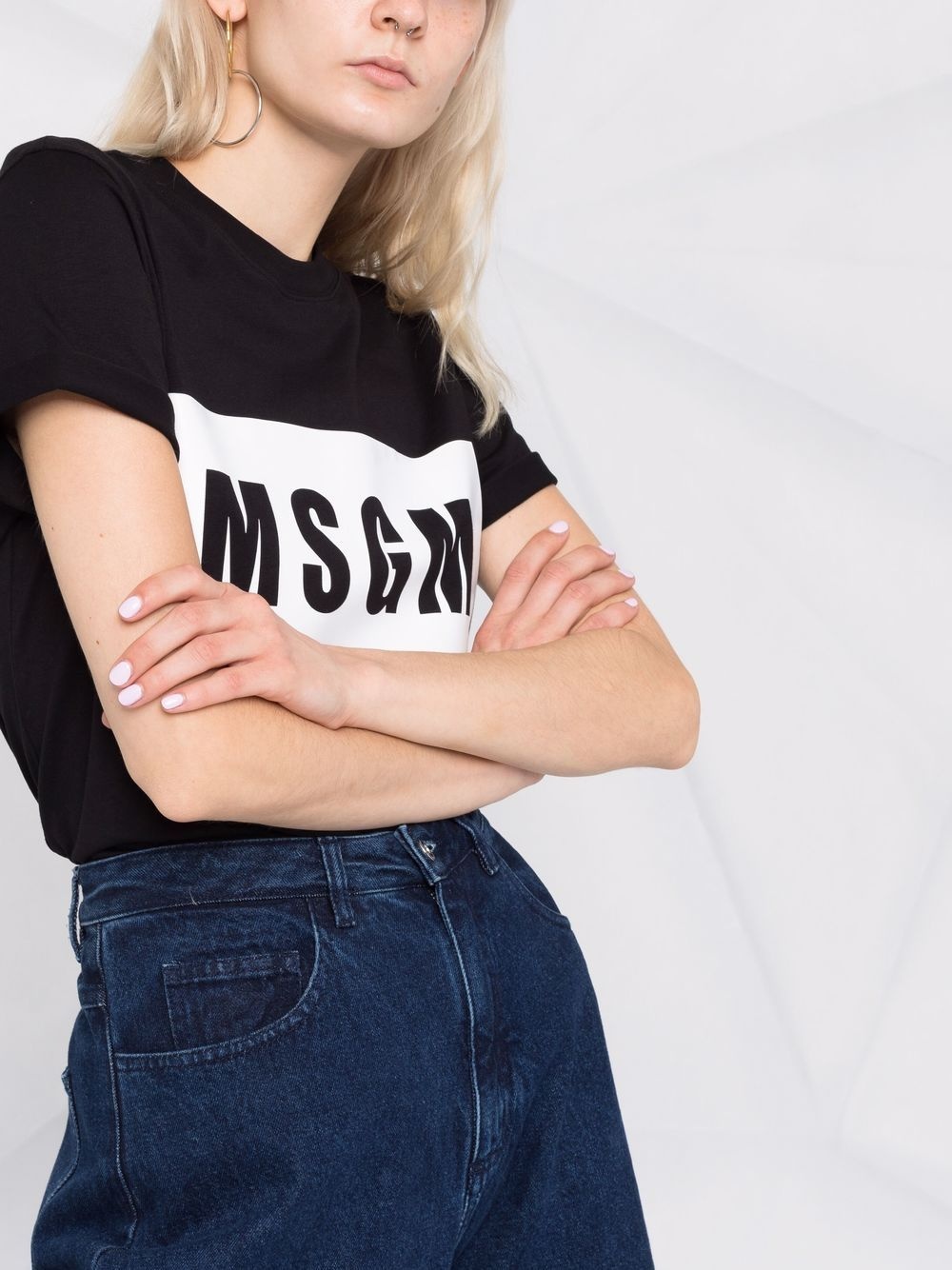 logo-print cotton T-shirt - 5