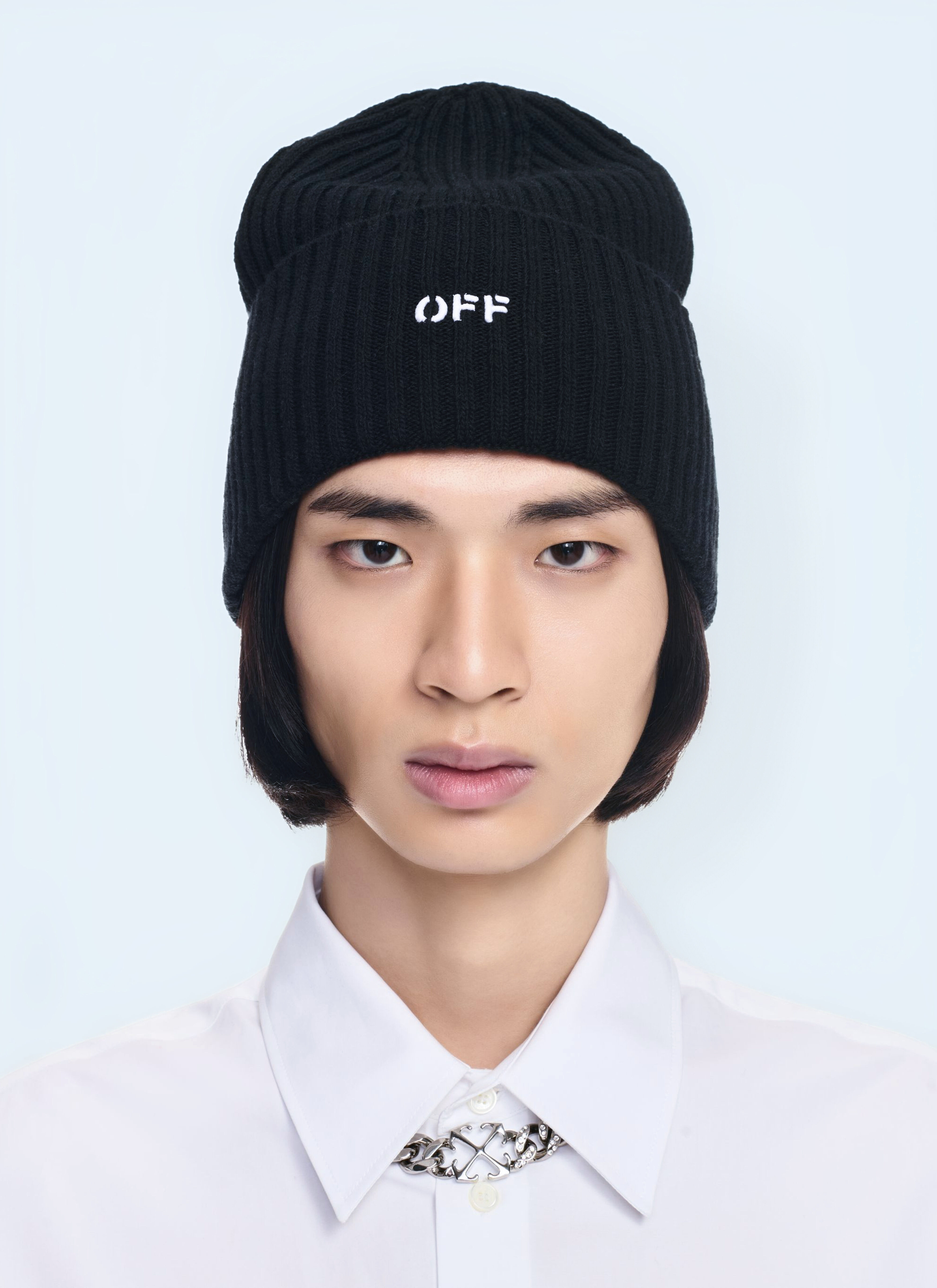 Offstamp Loose Knit Beanie Hat - 2
