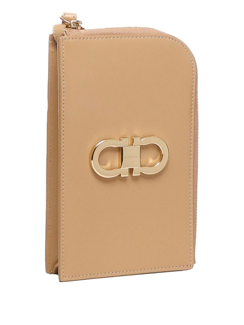 gancini-plaque zip-around wallet 3