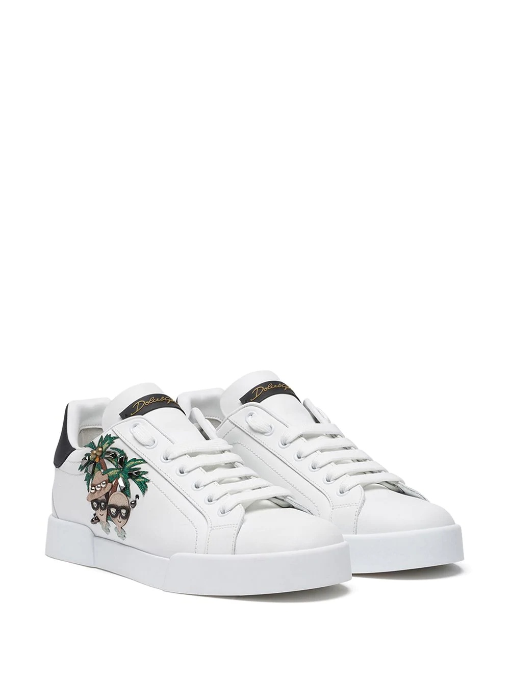 Portofino side-patch sneakers - 2