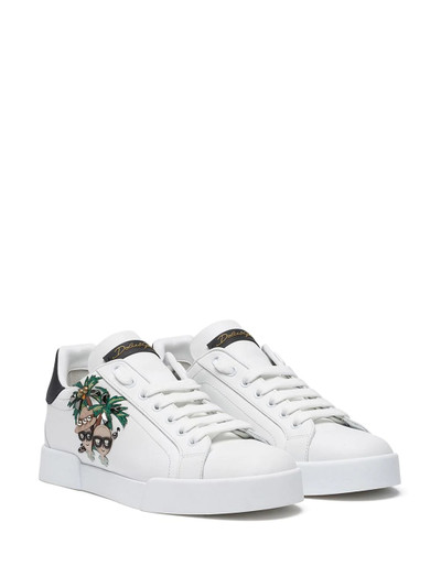 Dolce & Gabbana Portofino side-patch sneakers outlook