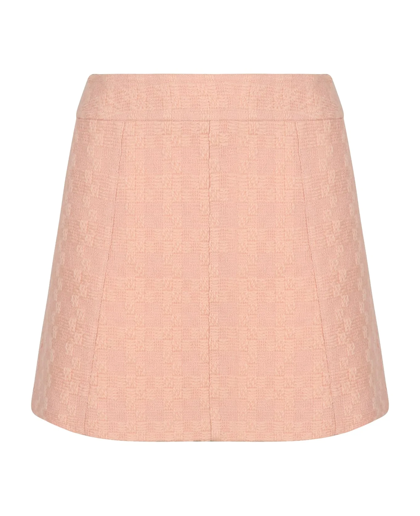 Wool Blend Mini Skirt - 1