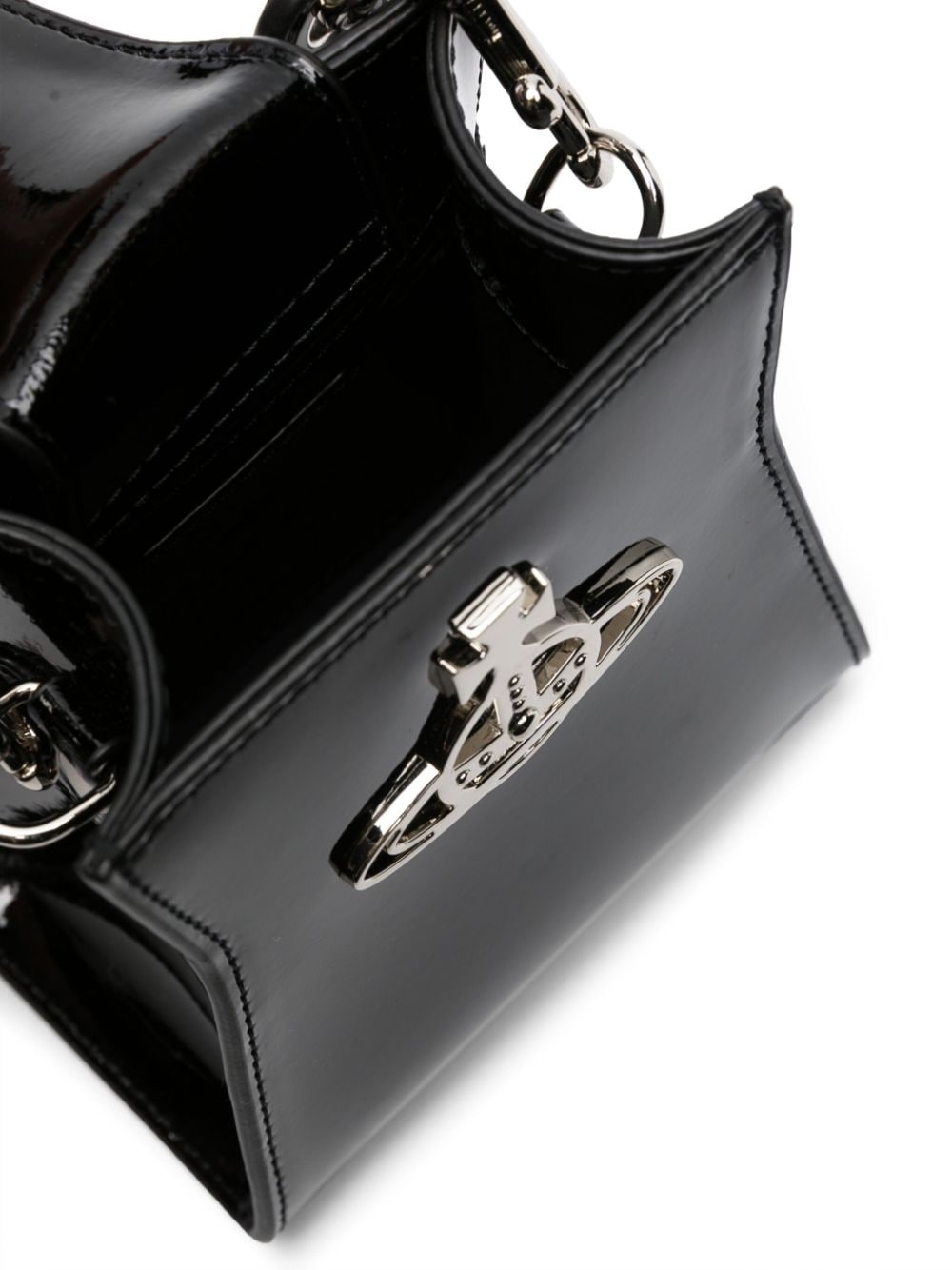 small Kelly patent leather tote bag - 5