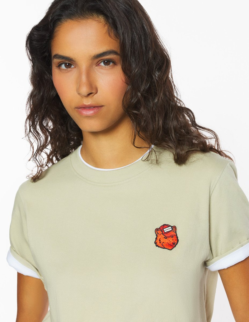 MAISON KITSUNE x HUNTER FOX HEAD TEE-SHIRT 4