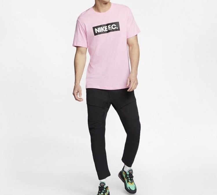 Nike Nike FC Alphabet Printing Soccer/Football Short Sleeve