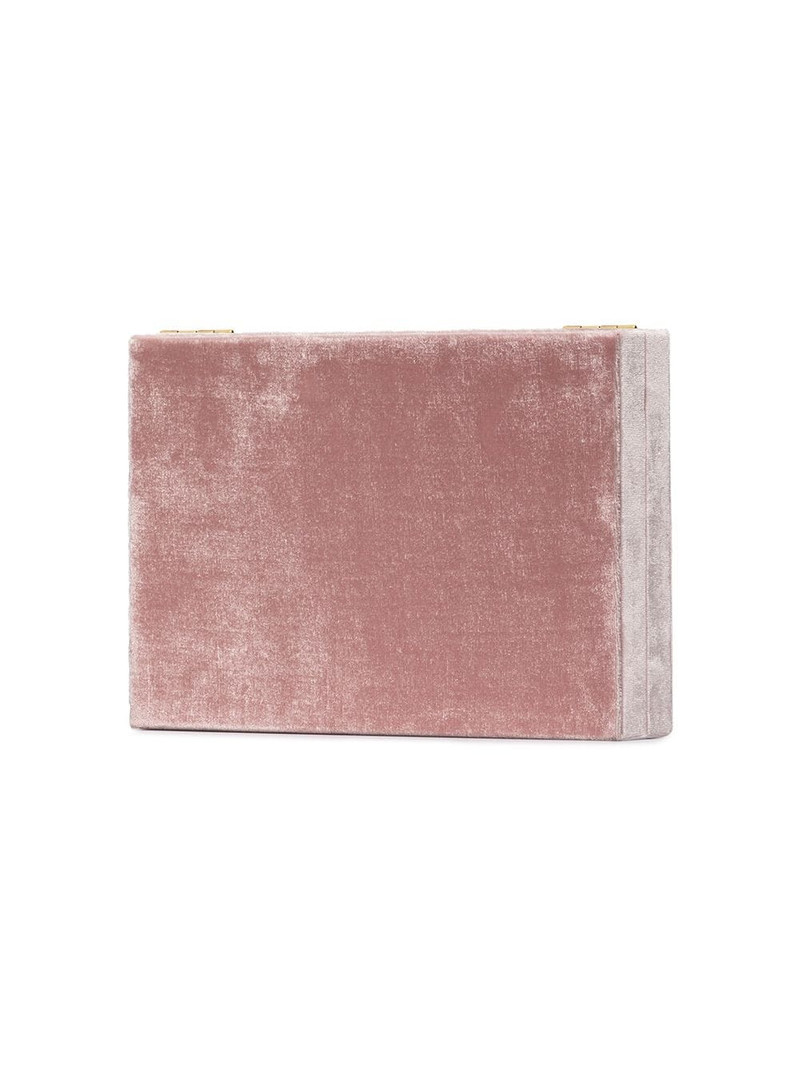 SOPHIE BILLE BRAHE Pink velvet jewellery box outlook