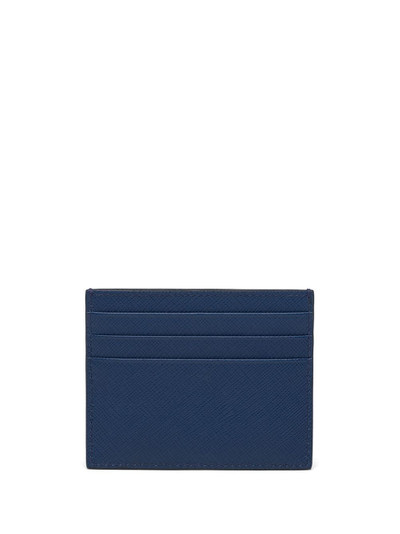 Prada logo plaque cardholder outlook