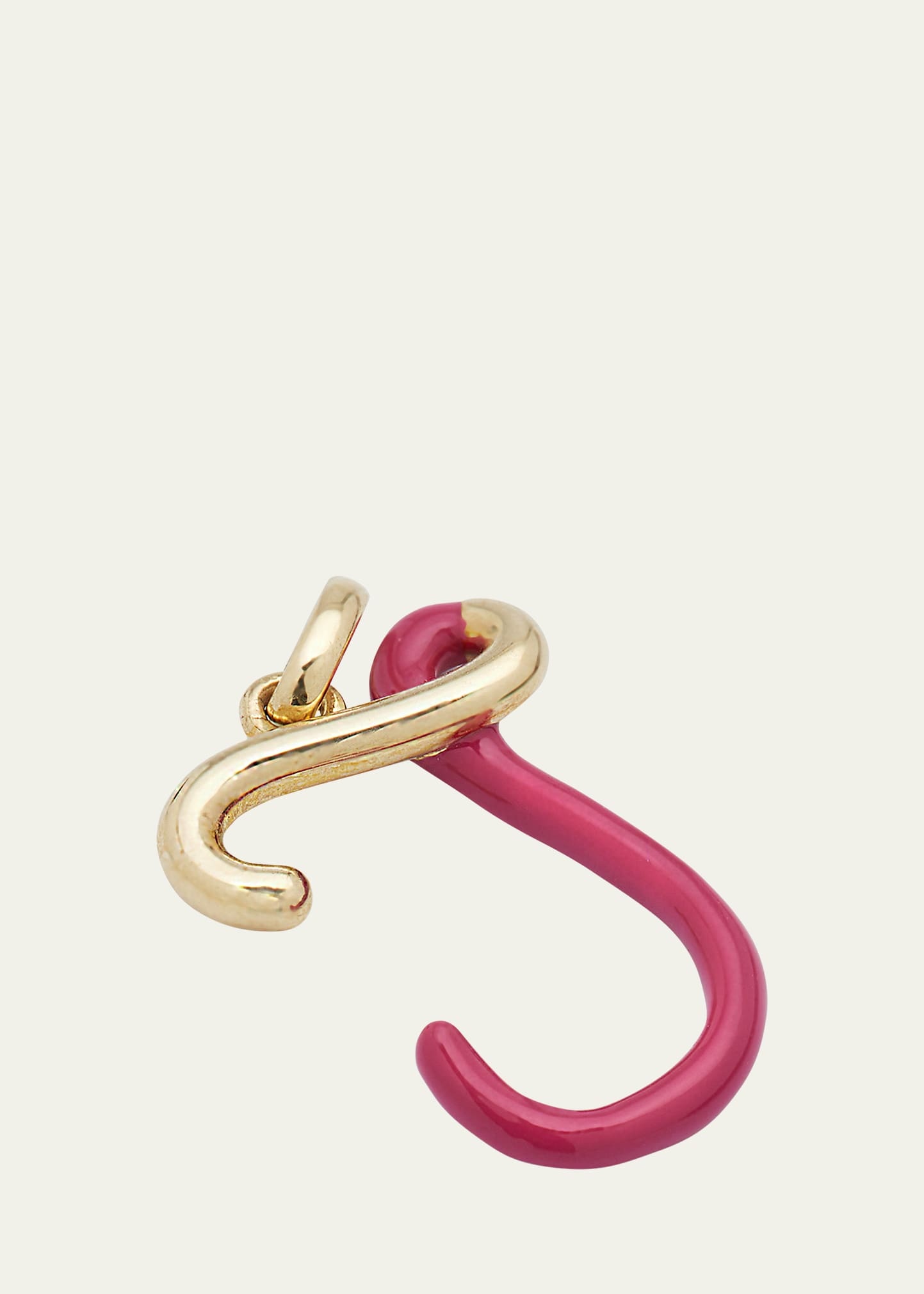 Enamel Letter Necklace - 2
