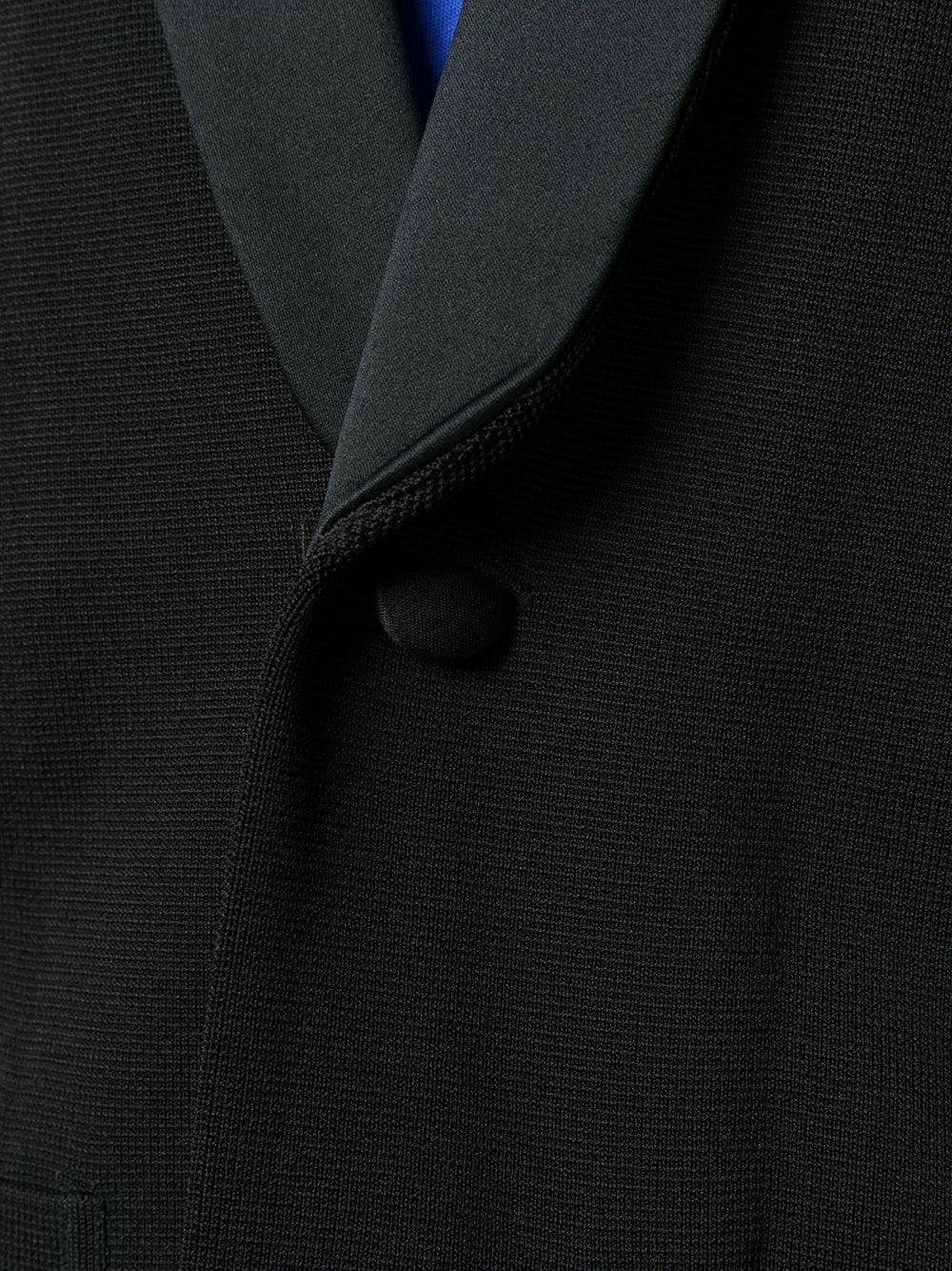 shawl-lapel single-breasted blazer - 5