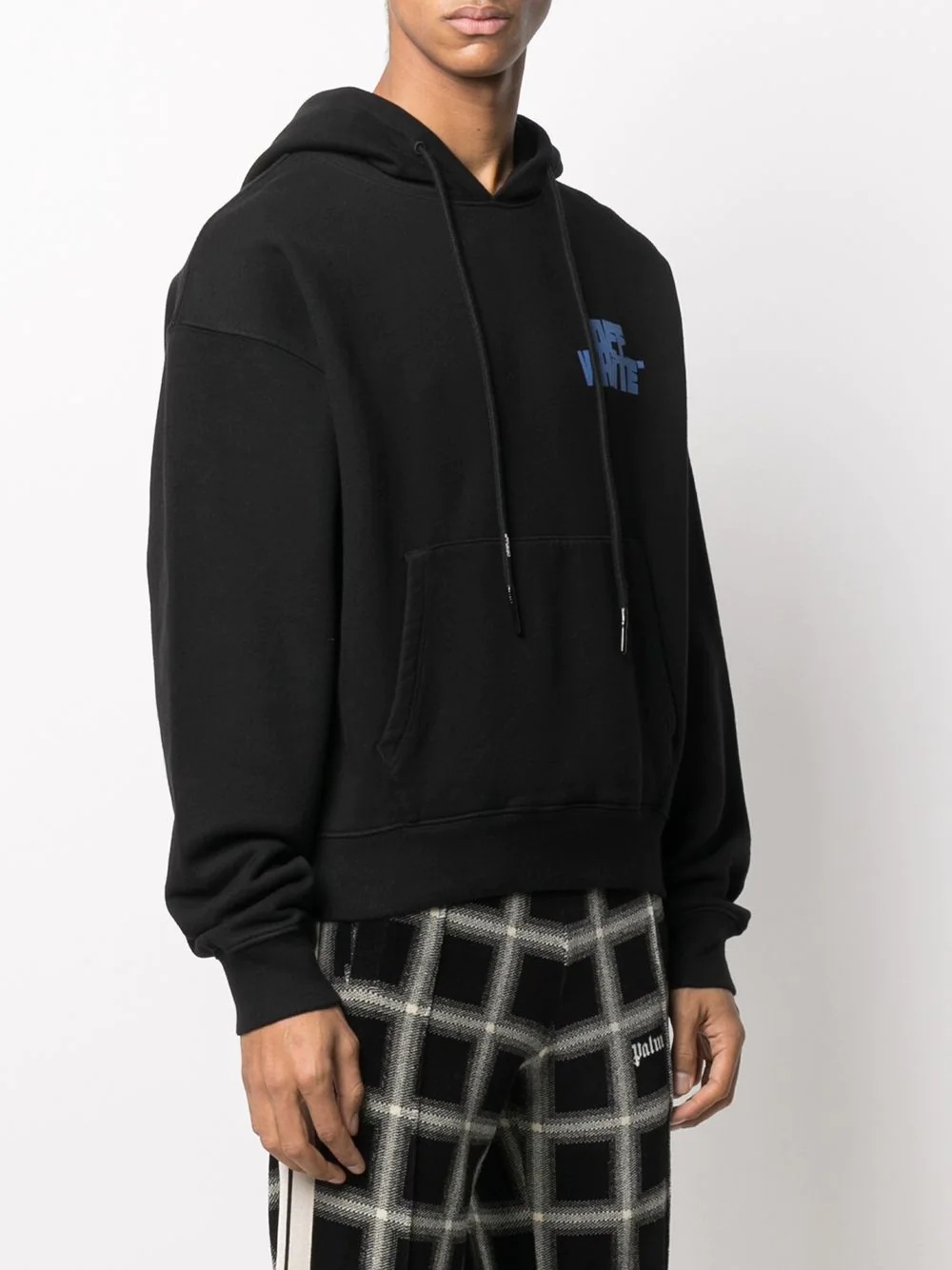 chest logo-print hoodie - 3