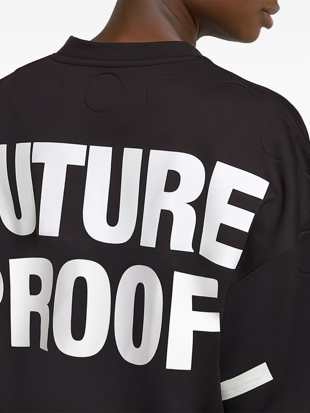 slogan-print sweatshirt - 6