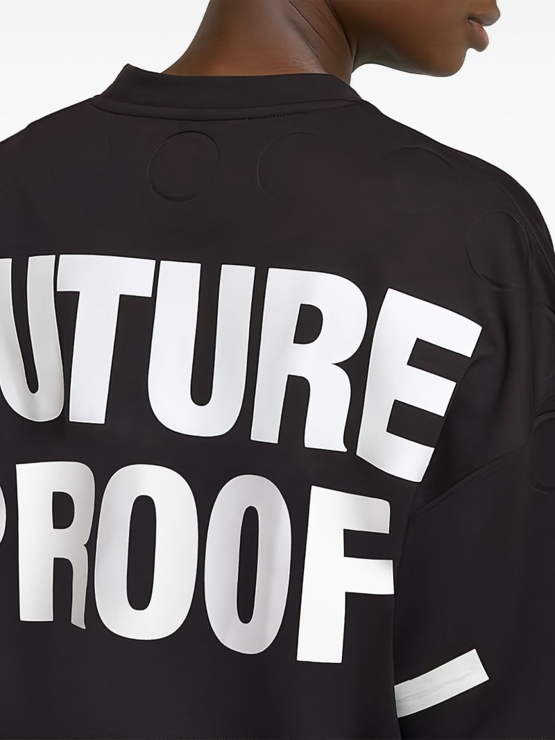 slogan-print sweatshirt 6
