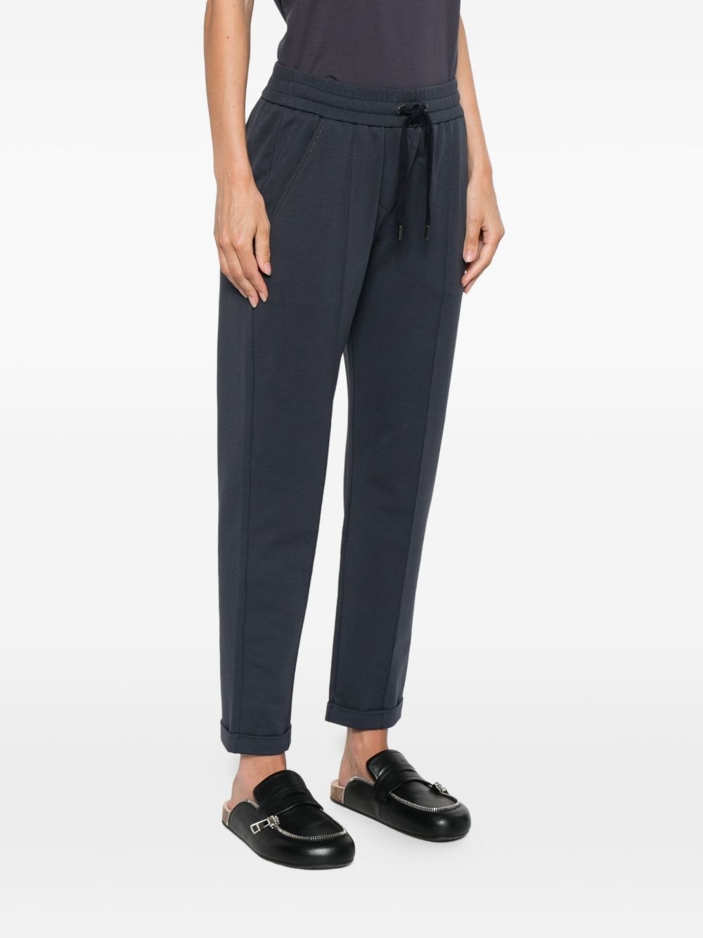 drawstring-waist trousers - 3