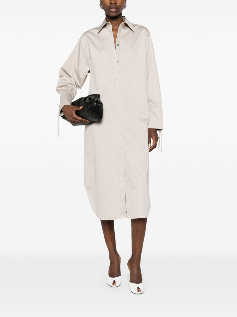 AGNONA cuff-tie midi dress outlook