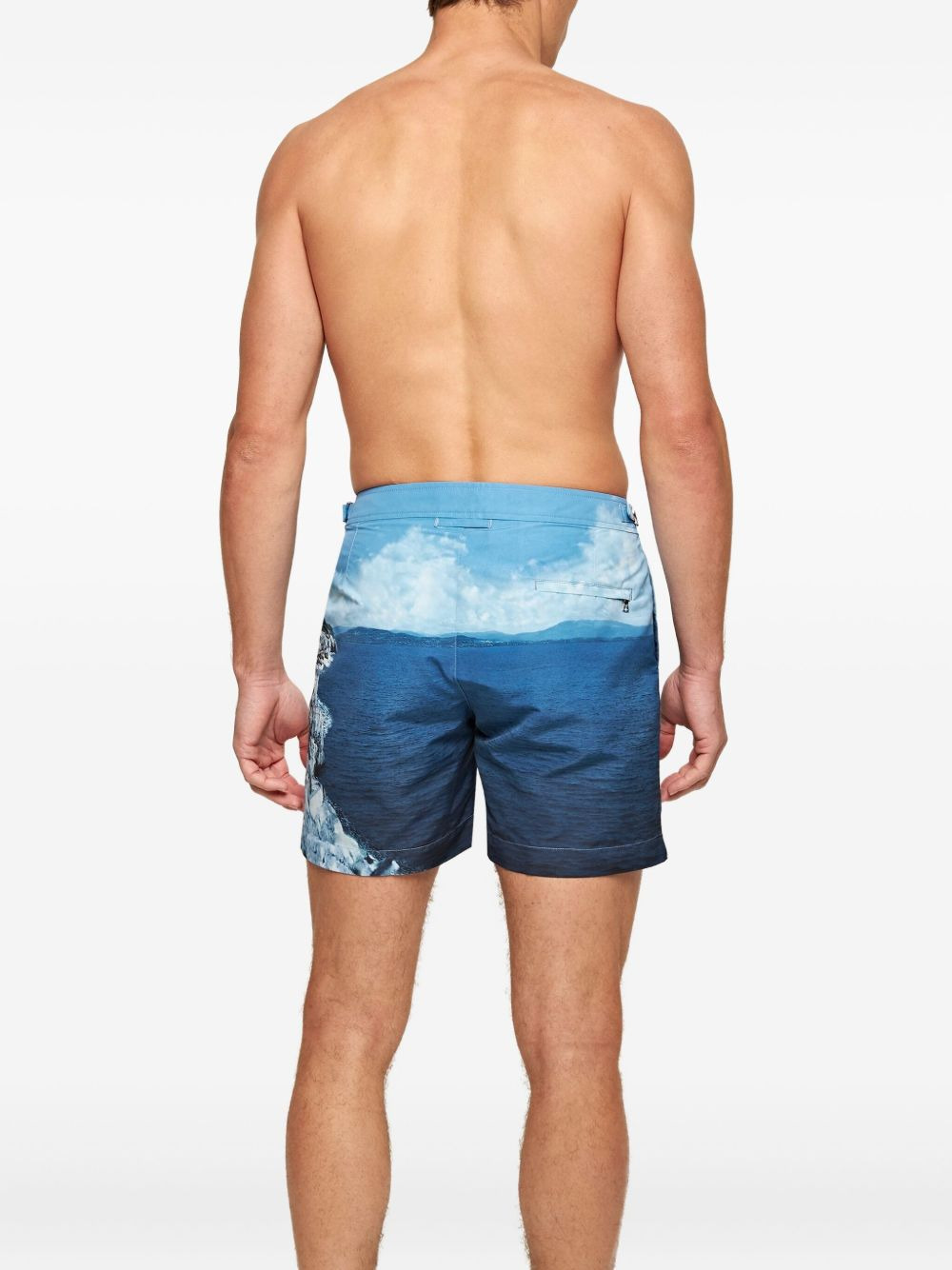 Bulldog Hulton print swim shorts - 3