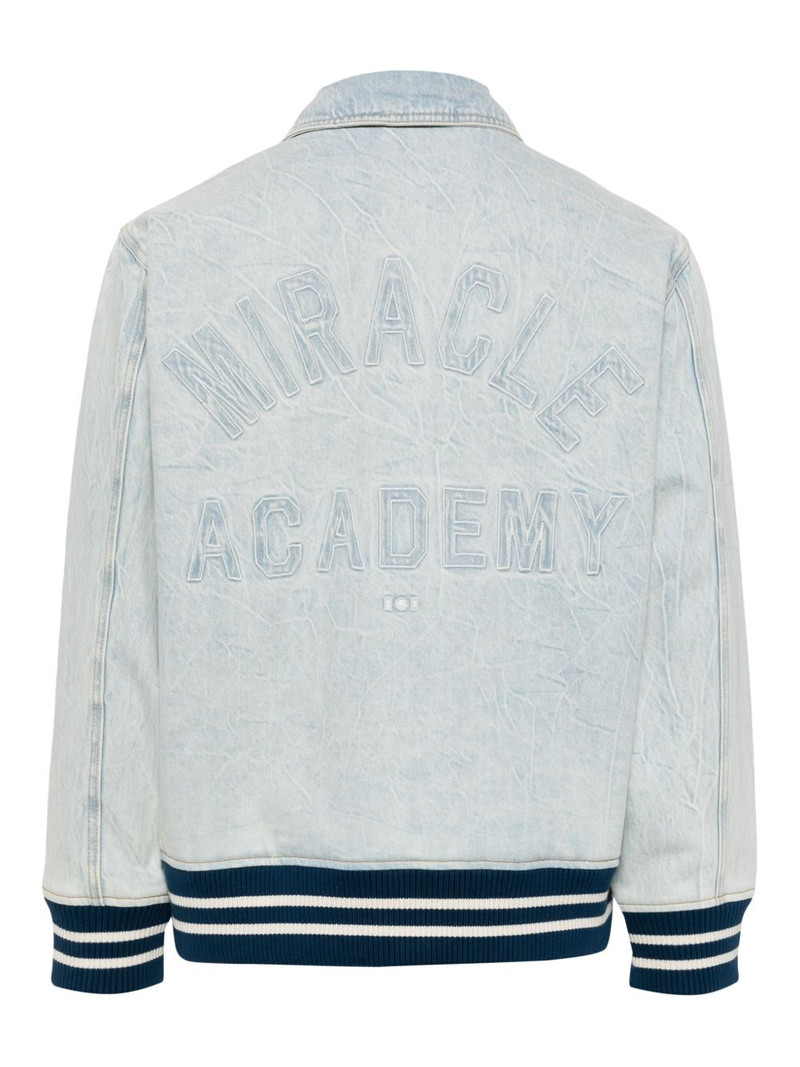 NAHMIAS Miracle Academy denim bomber jacket outlook