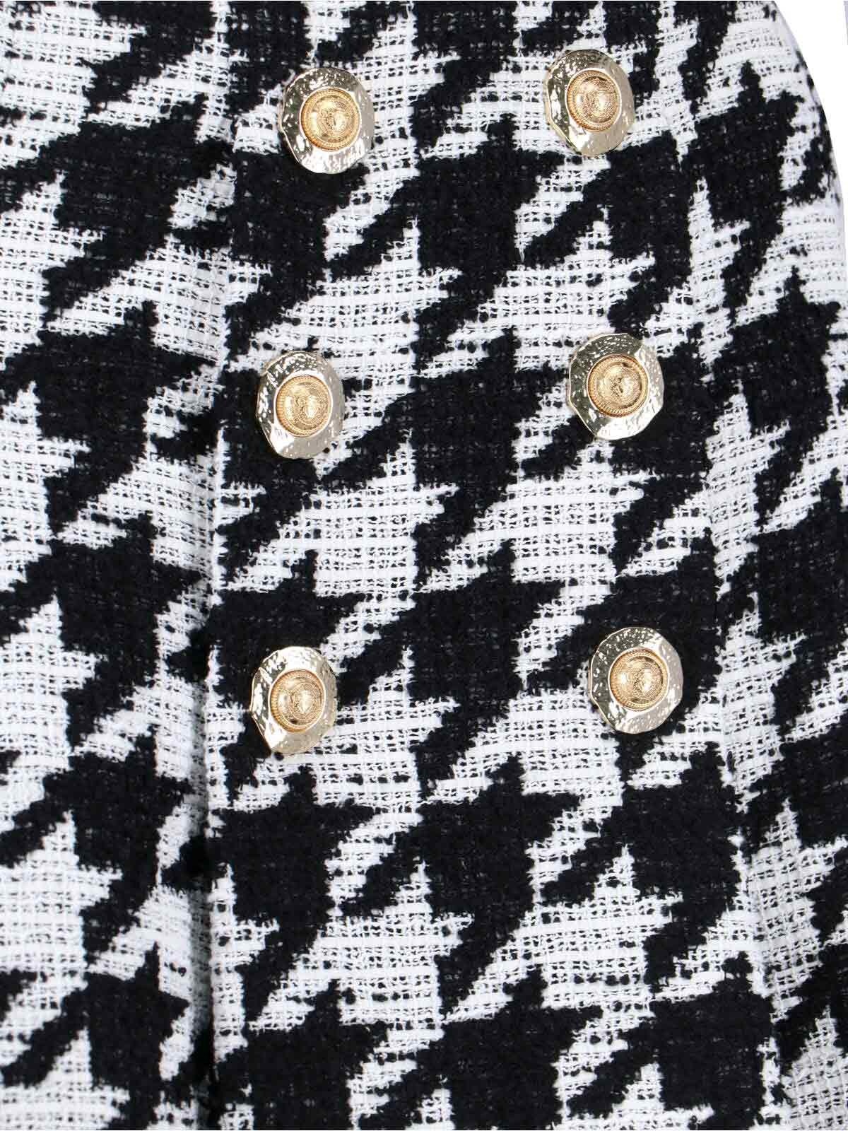 HOUNDSTOOTH MINI SKIRT - 4