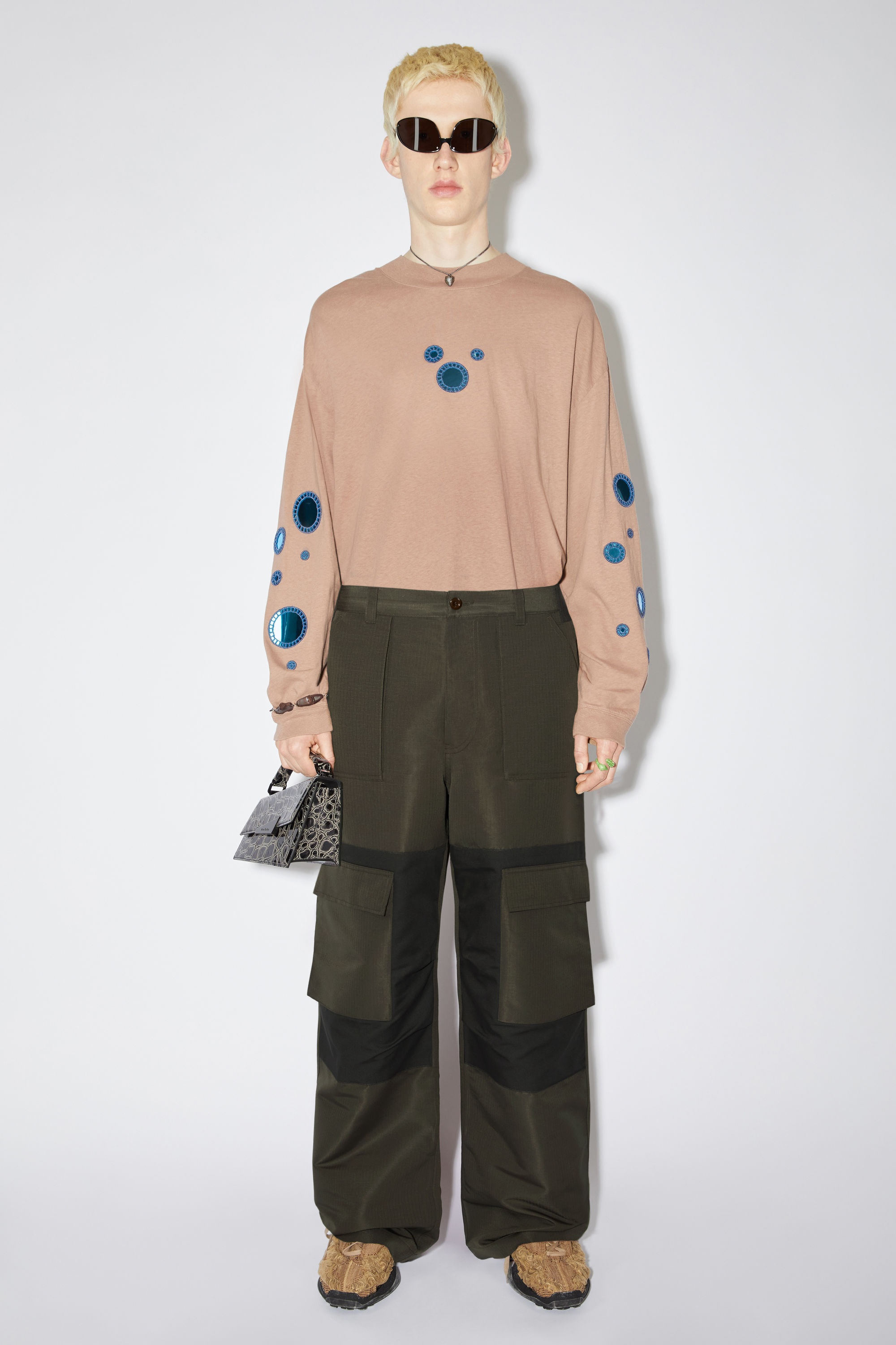 Ripstop cargo trousers - Chestnut brown - 2
