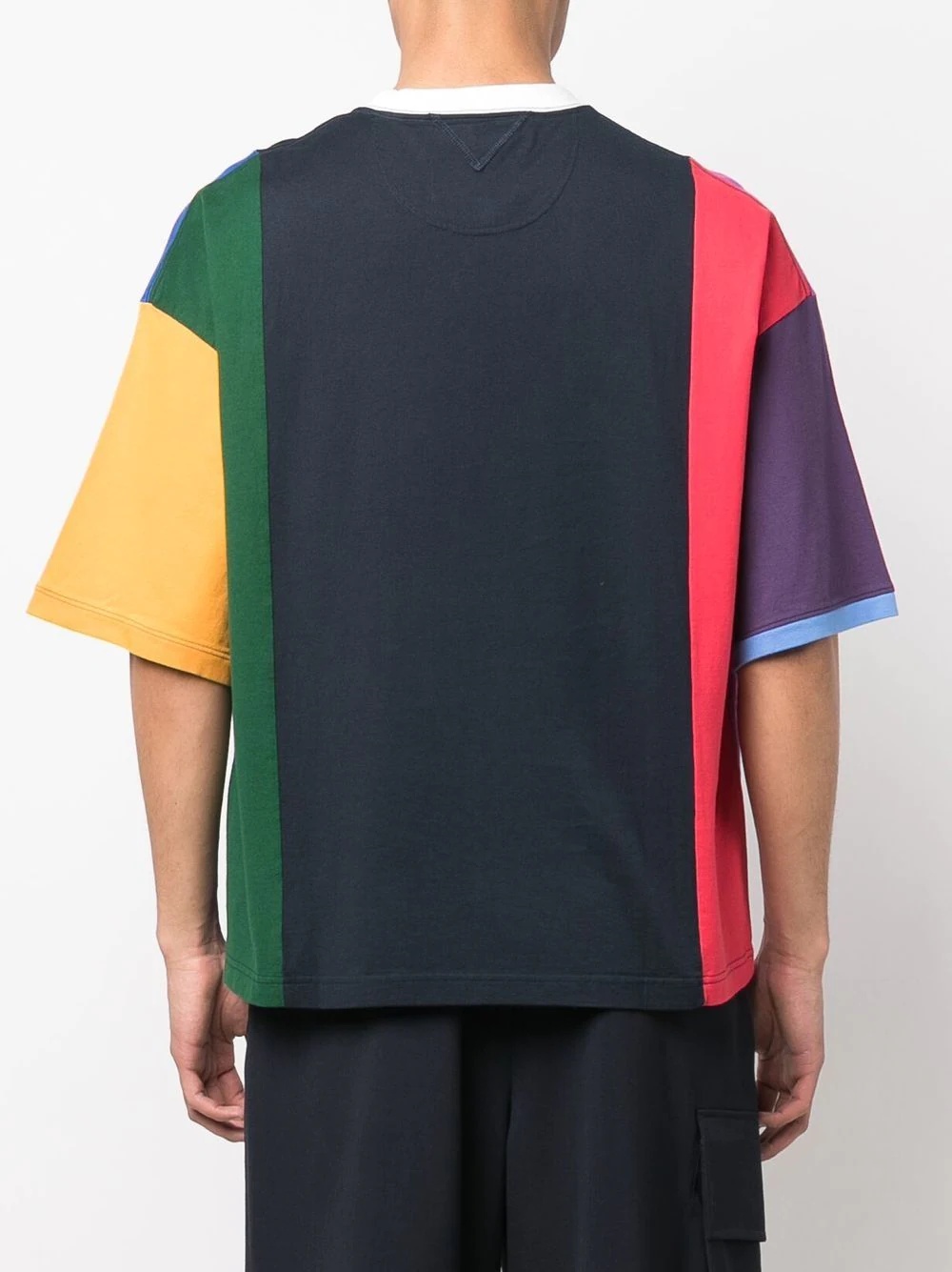 colour-block logo-print T-shirt - 4