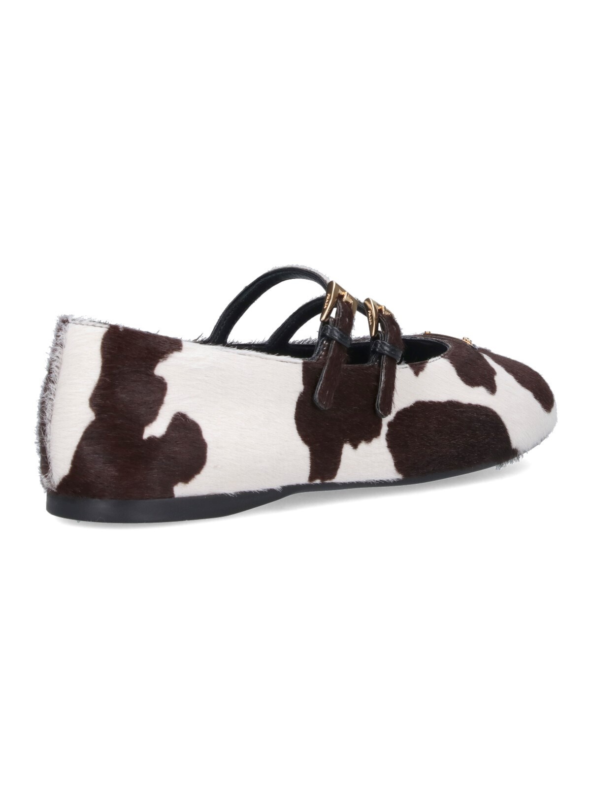 CALF PONY BALLET FLATS - 4