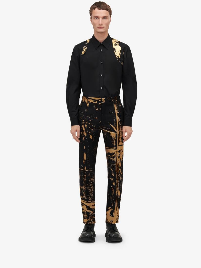 Men's Fold Harness Shirt in Black - 2