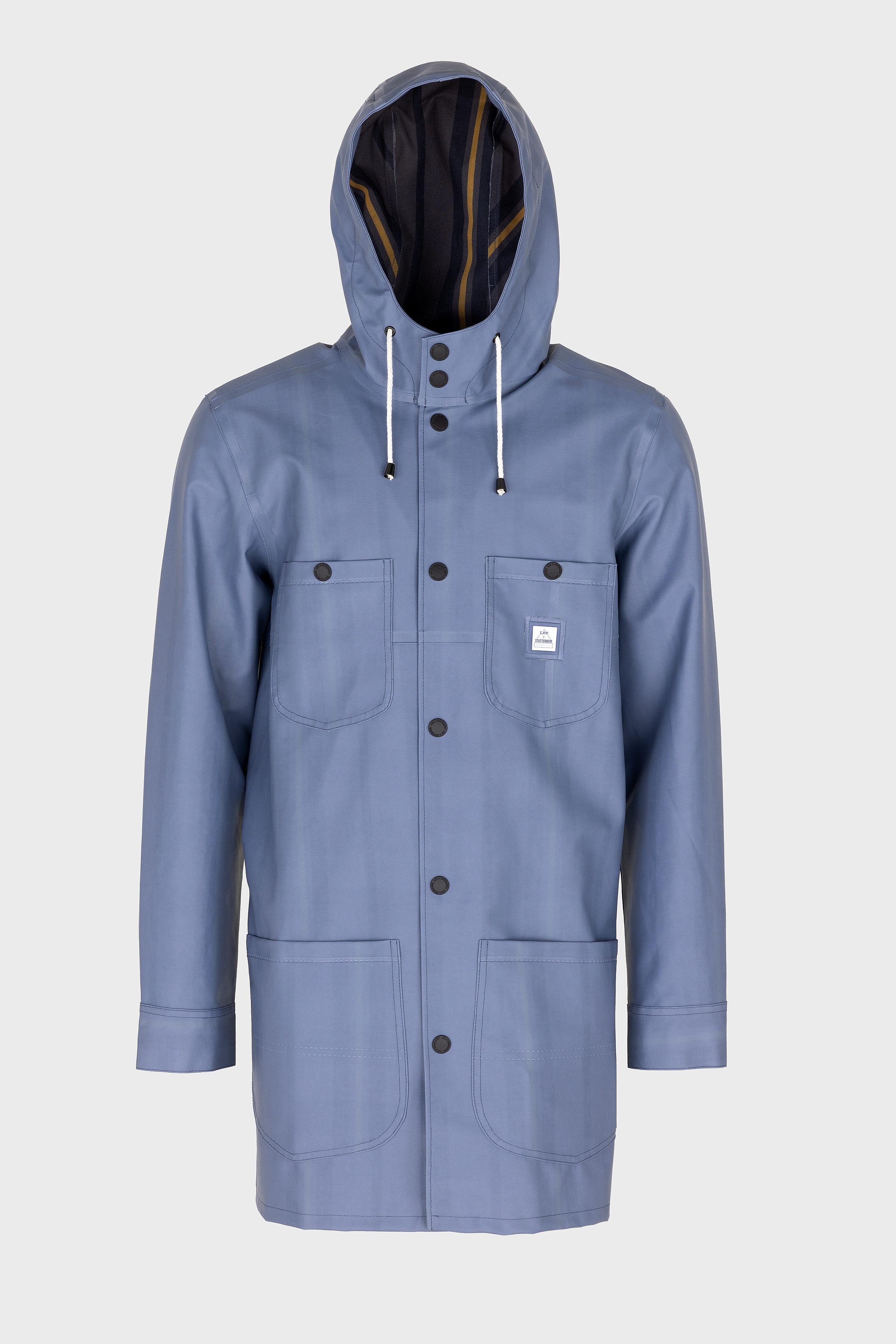 Women´s Lee® x STUTTERHEIM Chore Raincoat Ash Blue - 7