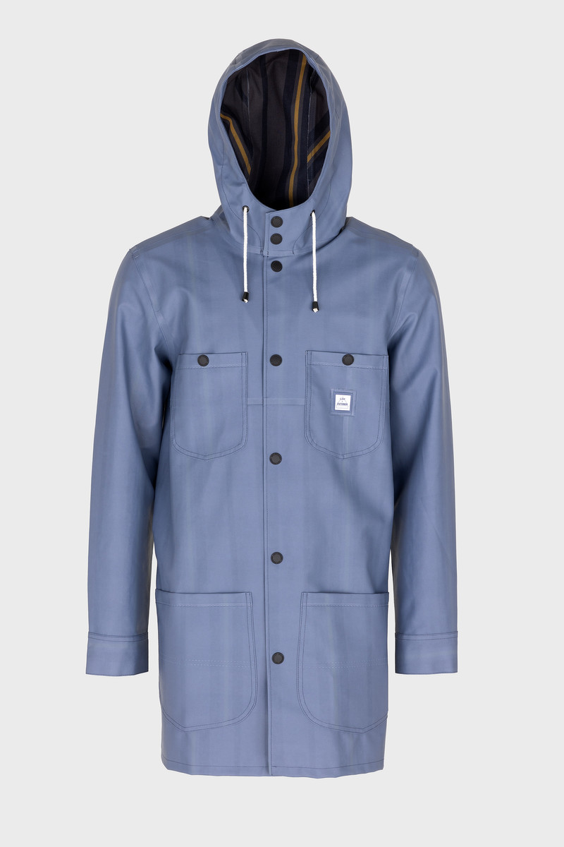 Women´s Lee® x STUTTERHEIM Chore Raincoat Ash Blue 7