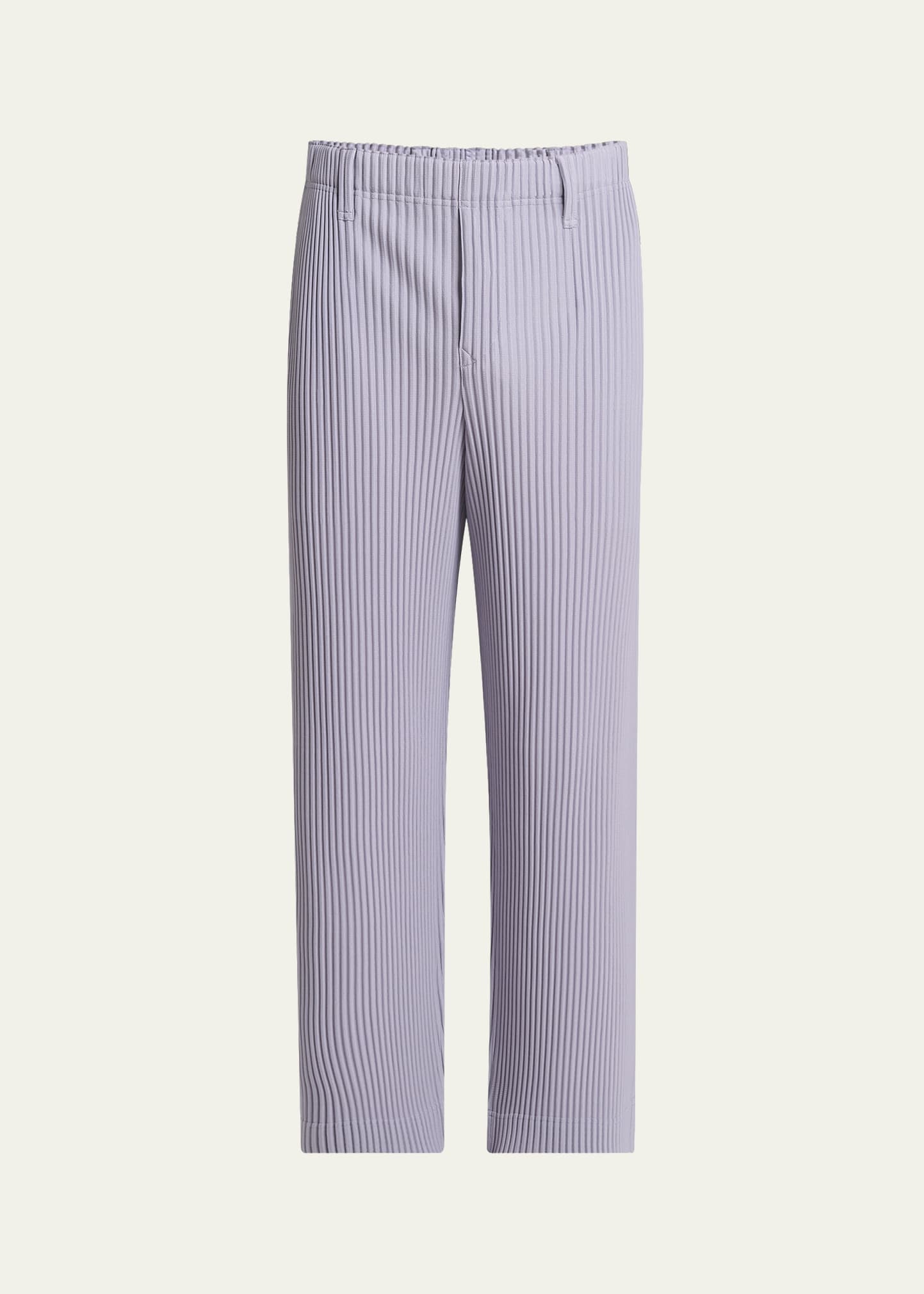 Men's Tailored Pleats Straight-Leg Pants - 1