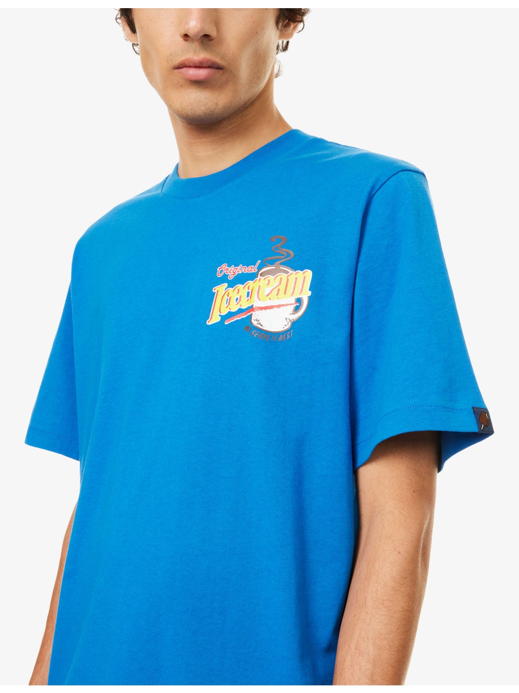 Diner Coffee Crewneck Cotton-Jersey T-Shirt - 5