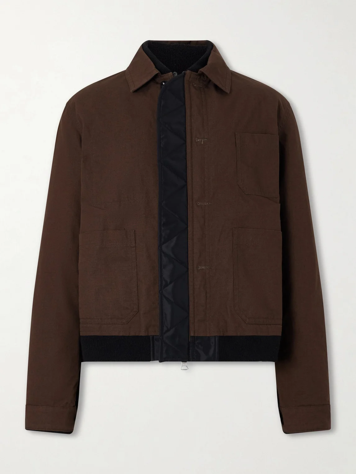 Reversible Nylon Bomber Jacket - 1