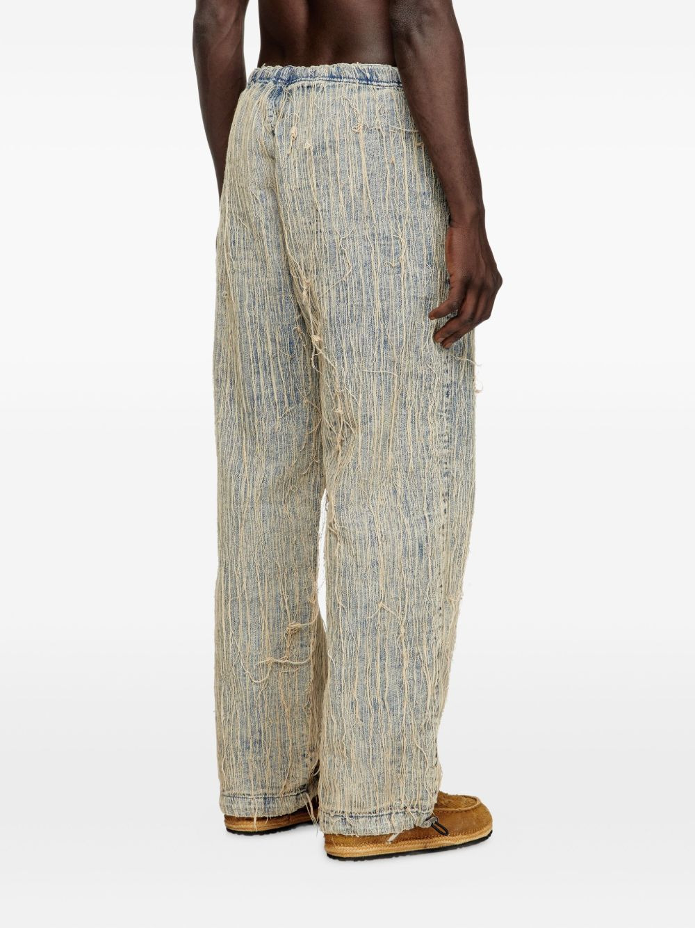 D-Martial frayed-detail jeans - 4