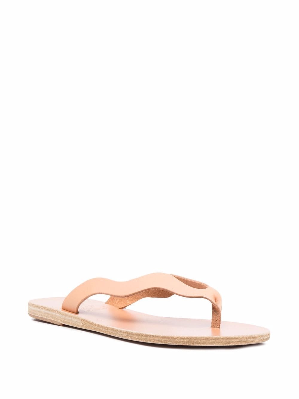 leather flip flops - 2