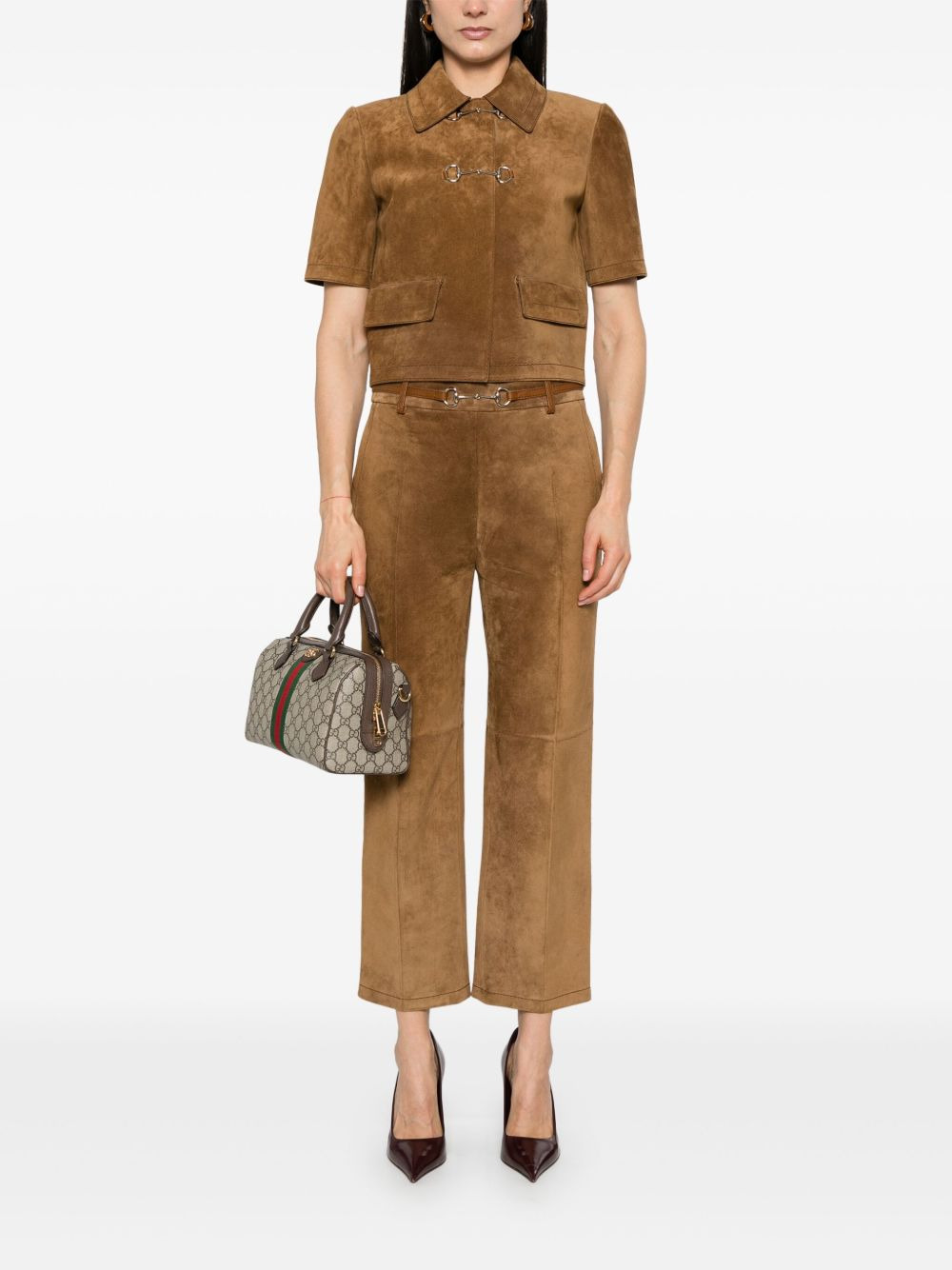 Horsebit-detail trousers - 2