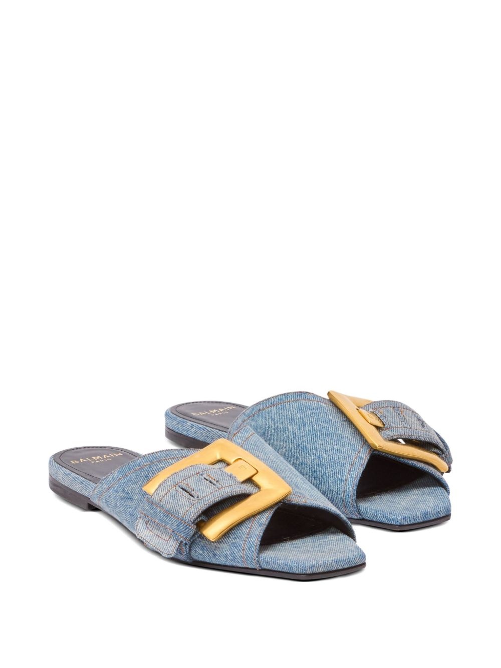 Anthem flat denim sandals - 2
