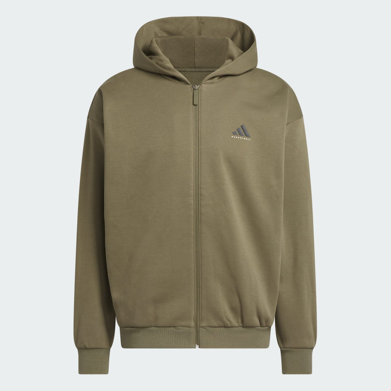 adidas Basketball Full-Zip Hoodie (Gender Neutral) 1
