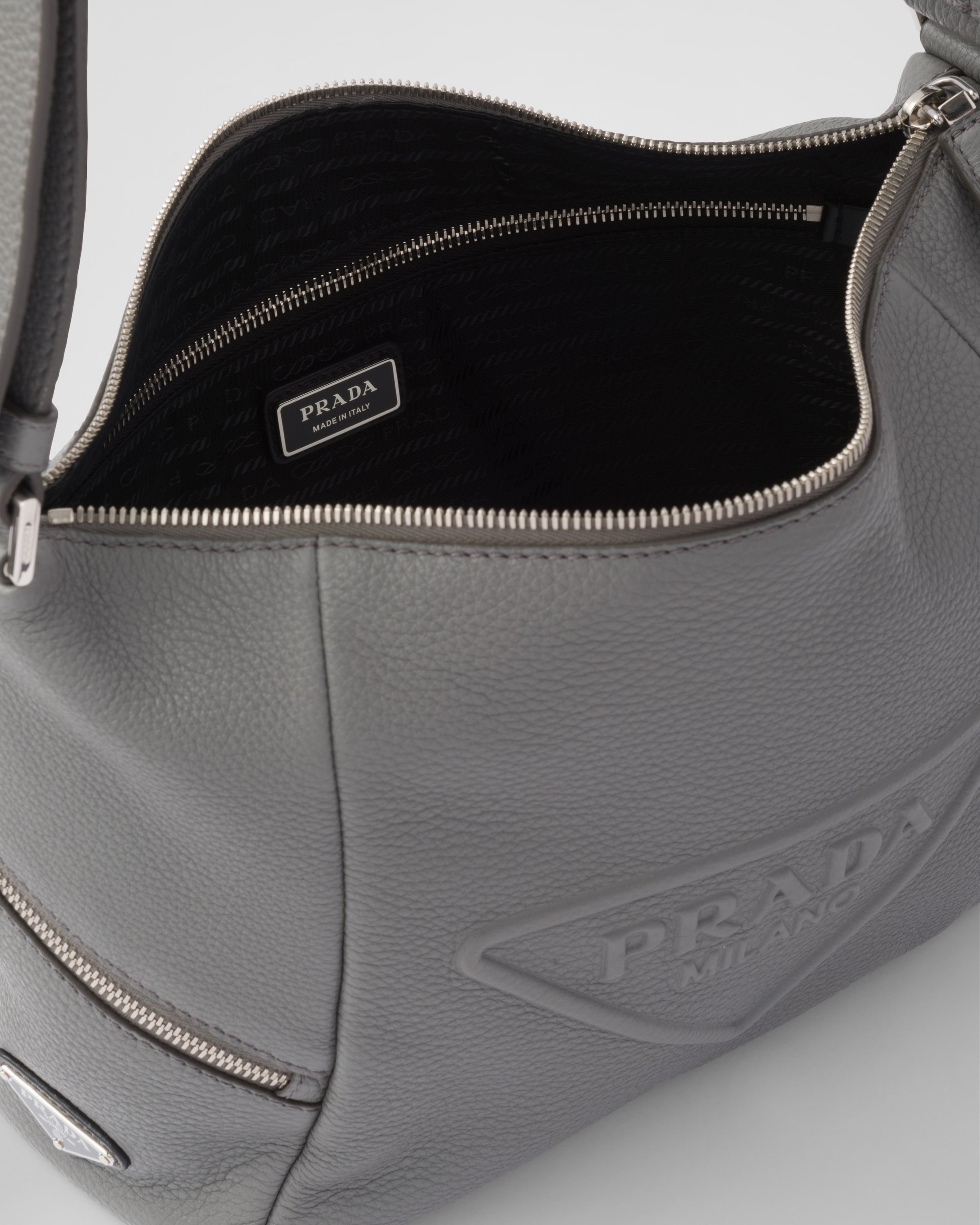 Leather bag with shoulder strap - 5