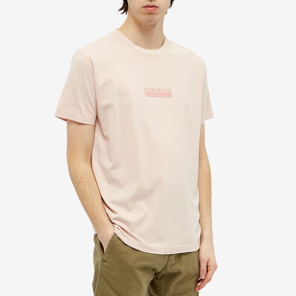 Stone Island Small Logo Print Tee - 3