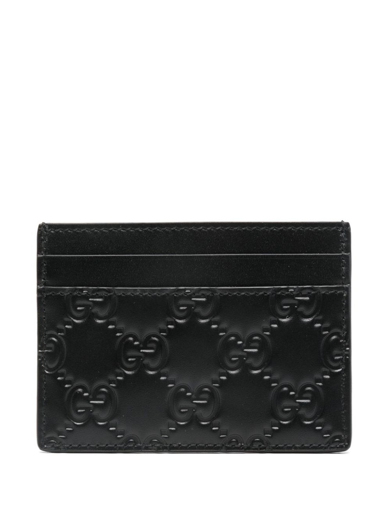 GUCCI GG-plaque card holder outlook