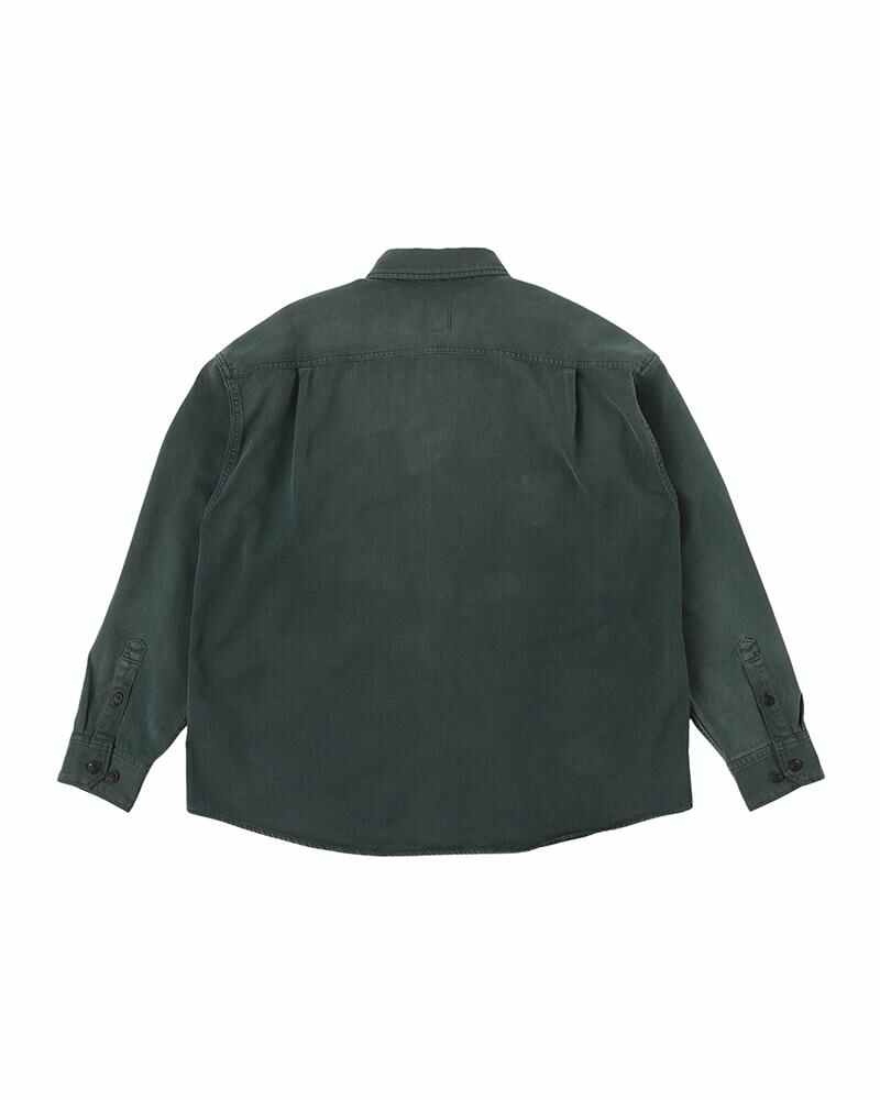 visvim LUMBER L/S DMGD GREEN | REVERSIBLE