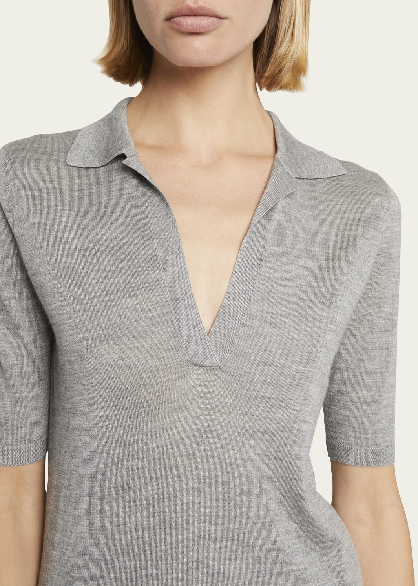 Frank Cashmere Polo Top - 5