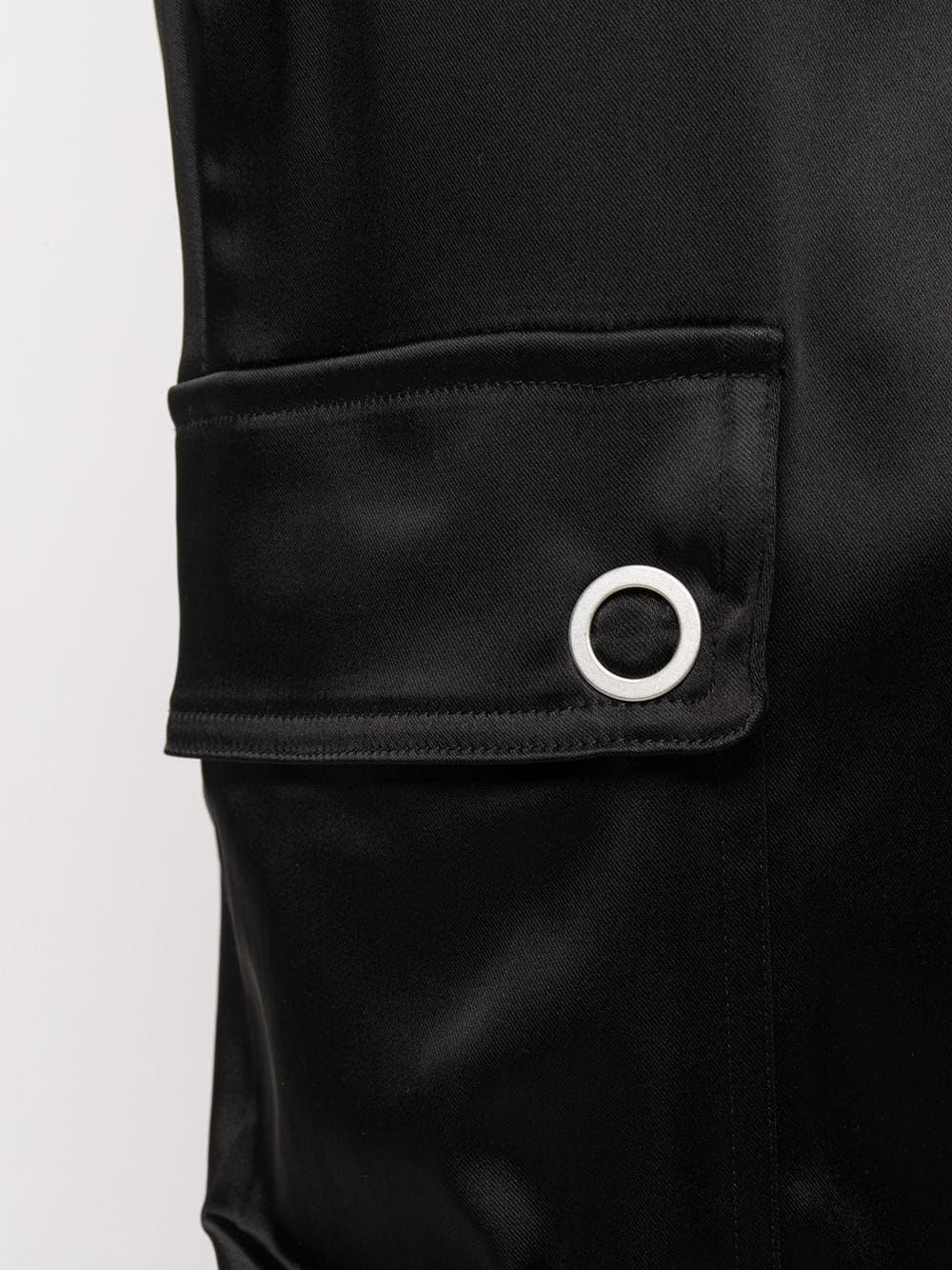 high-rise cargo-pocket trousers - 5