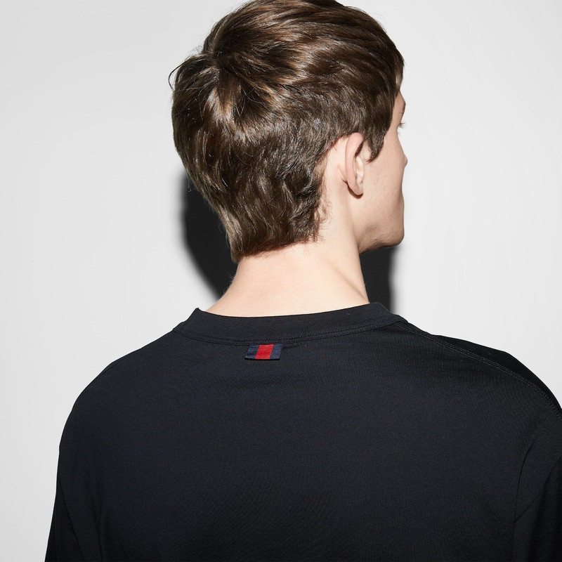 Cotton jersey T-shirt with embroidery 5