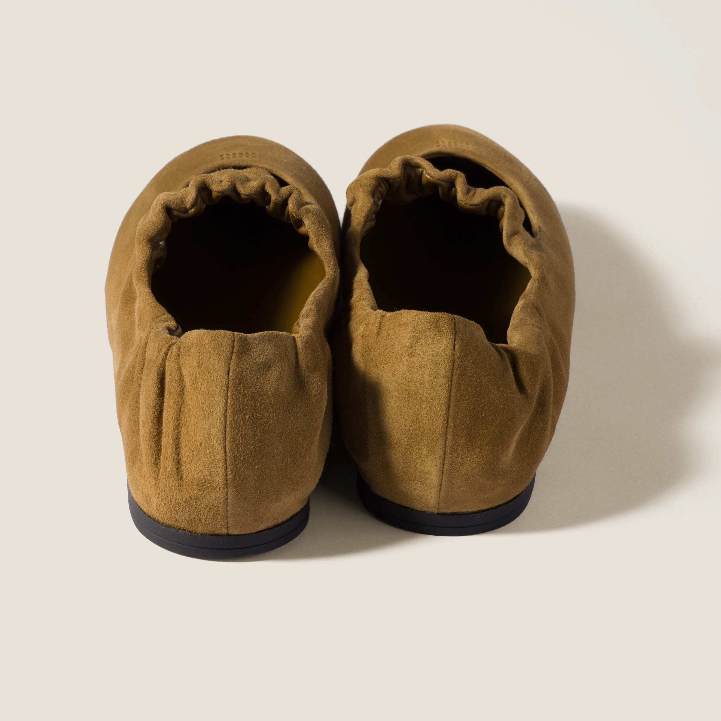 Ruches suede ballerinas - 3