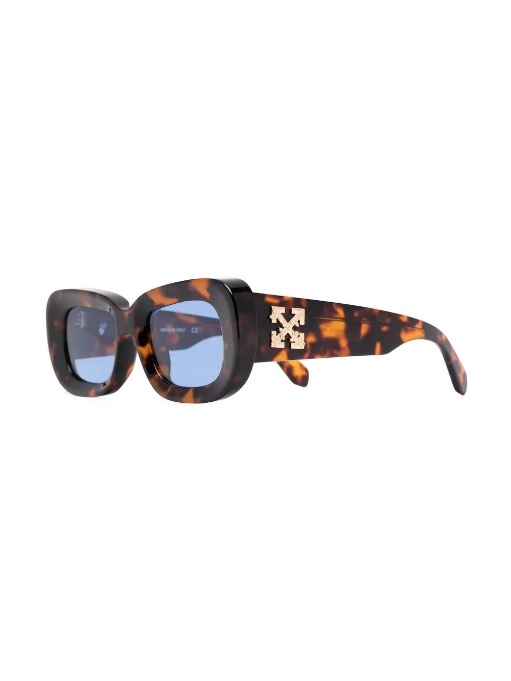 Carrarra tortoiseshell round-frame sunglasses - 2