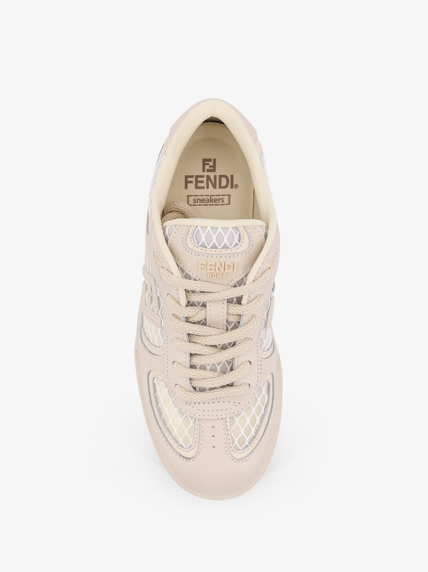 Fendi Fendi Match Leather Sneakers - 5