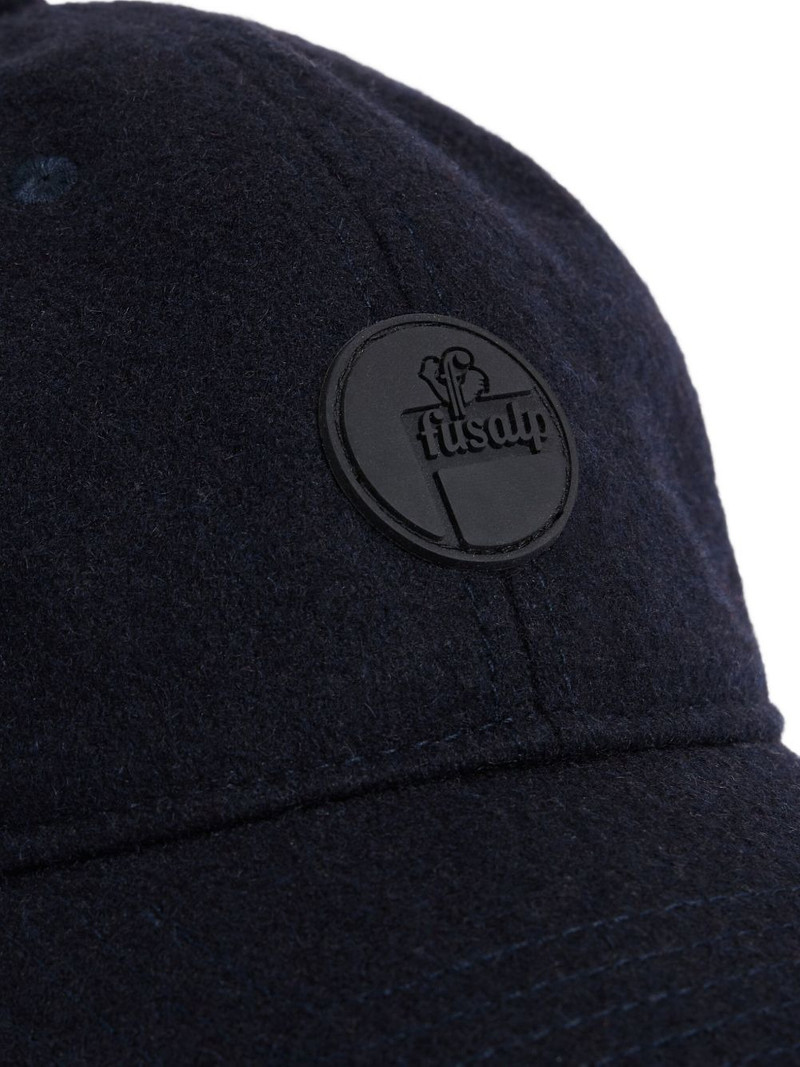 logo-patch wool cap 3