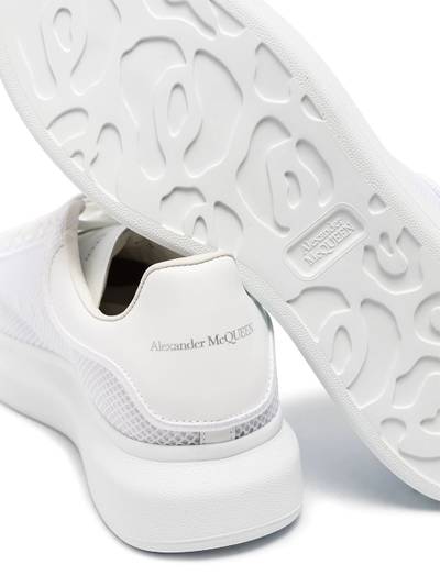 Alexander McQueen textured Oversized low-top sneakers outlook